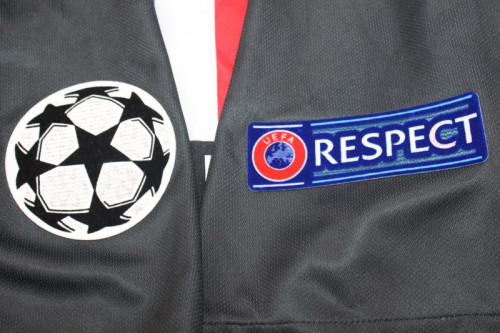 with UCL Patch Retro Jersey 2019-2020 PSG 4th Away Black Soccer Jersey Vintage Paris Football Shirt