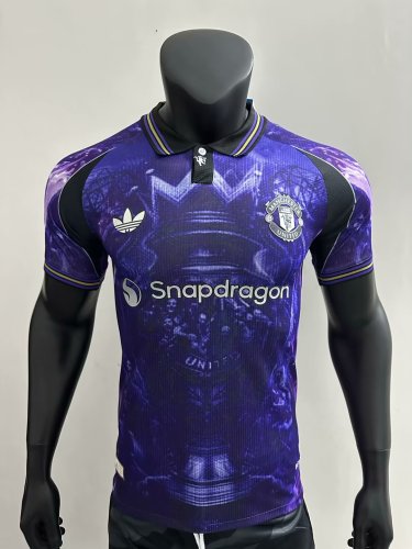 Player Version Manchester United 2025-2026 Purple Special Edition Soccer Jersey Man United Football Shirt