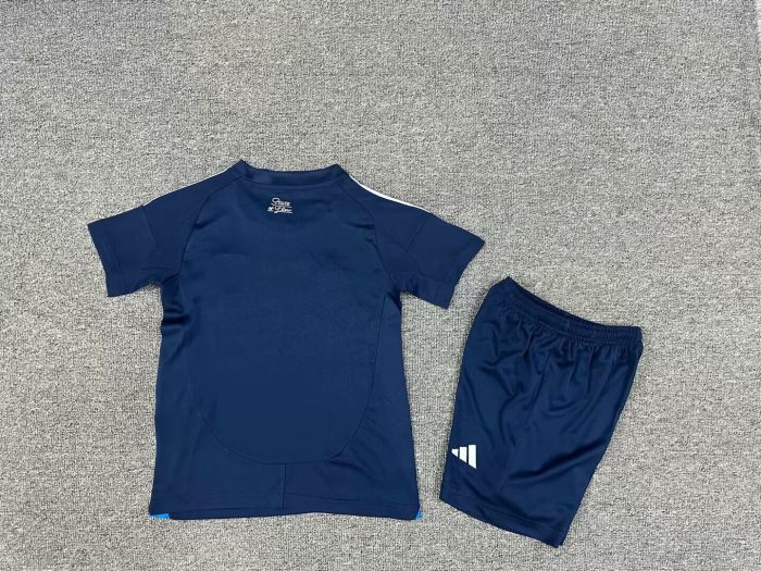 Youth Uniform Kids Kit 2025-2026 San Diego Home Soccer Jersey Shorts Child Football Set