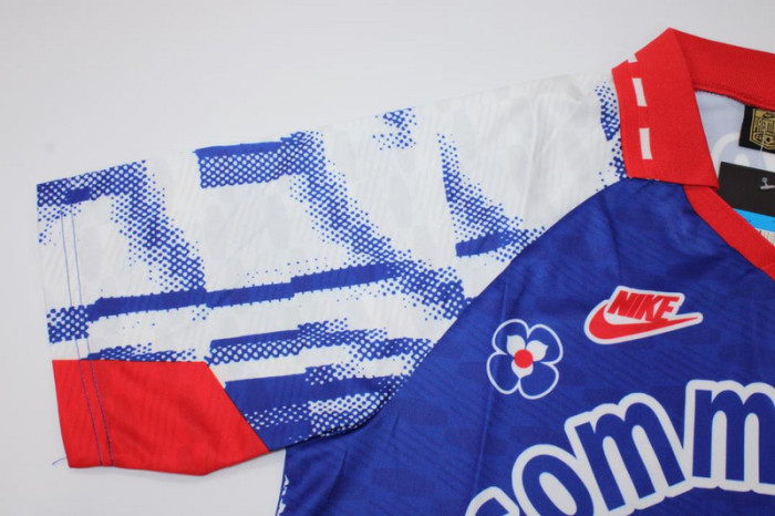 Retro Jersey 1992-1993 PSG Home Soccer Jersey Vintage Paris Football Shirt