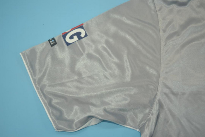Retro Jersey 2000-2001 PSG Away Grey Soccer Jersey Vintage Paris Football Shirt