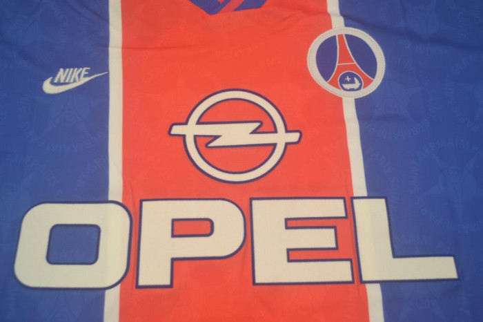 Retro Jersey 1995-1996 Paris Saint-Germain FC Home Soccer Jersey Vintage PSG Football Shirt