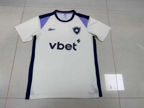 Fan Version 2025-2026 Botafogo White Soccer Training Jersey Football Pre-match Shirt