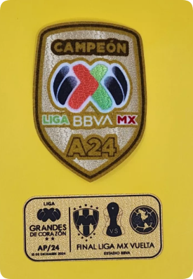 the Liga MX Campeones Patch for Apertura 2024 for Club america Jersey