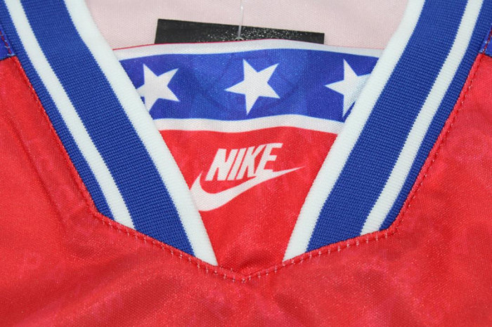 with LIPTONIC Logo Retro Jersey 1994-1995 PSG Home Soccer Jersey Vintage Paris Football Shirt