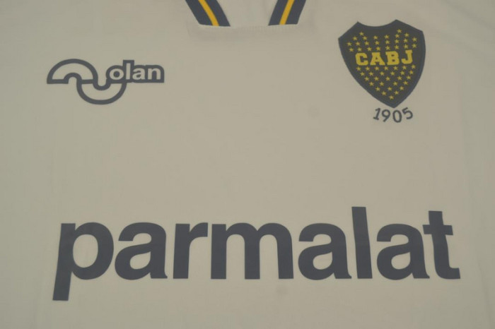 Retro Jersey 1994 Boca Juniors 10 Away White Soccer Jersey Vintage Football Shirt