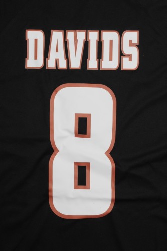 with UCL Patch Retro Jersey 1998-1999 Ajax DAVIDS 8 Away Soccer Jersey Vintage Football Shirt