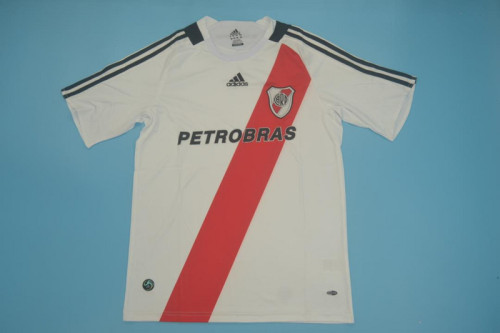 Retro Jersey 2008-2010 River Plate Home Soccer Jersey Vintage Football Shirt