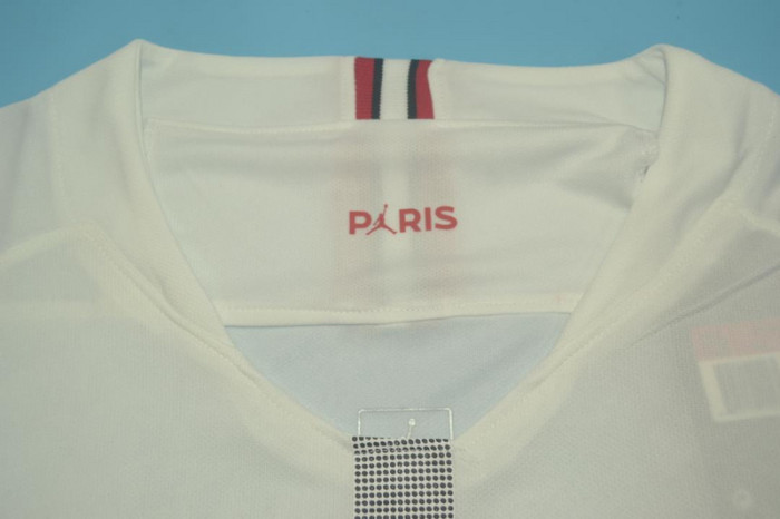 Retro Jersey PSG 2018-2019 Away White Soccer Jersey Vintage Paris Football Shirt