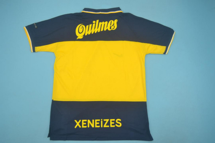Retro Jersey 1998-1999 Boca Juniors Home Soccer Jersey Vintage Football Shirt
