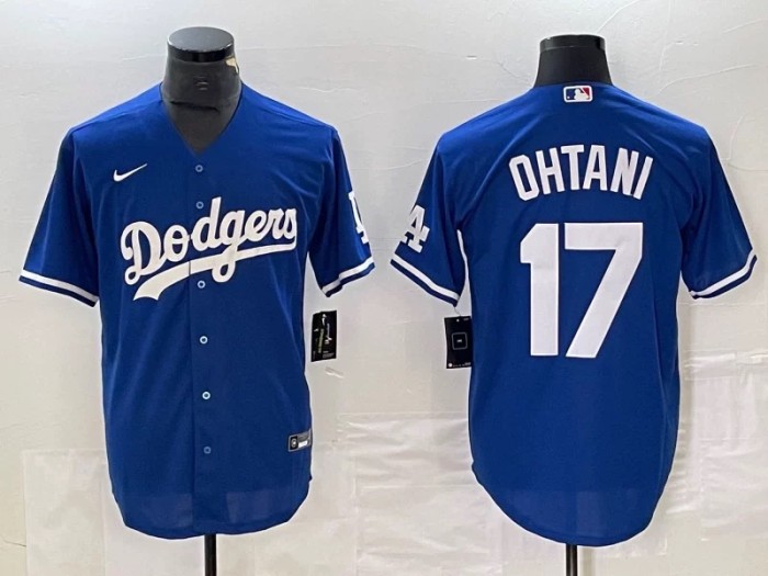 Los Angeles Dodgers 17 OHTANI Blue MLB Jersey