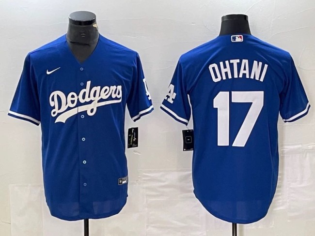 Los Angeles Dodgers 17 OHTANI Blue MLB Jersey