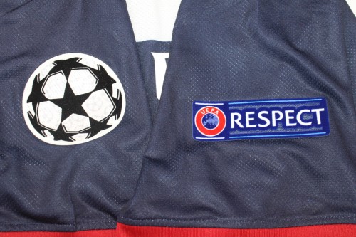 with UCL Patch Retro Jersey 2013-2014 PSG Home Soccer Jersey Vintage Paris Football Shirt