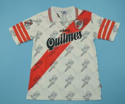 Retro Jersey 1996-1997 River Plate 10 Home Soccer Jersey Vintage Football Shirt