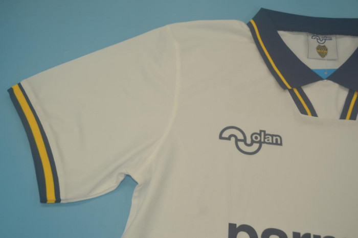 Retro Jersey 1994 Boca Juniors 10 Away White Soccer Jersey Vintage Football Shirt