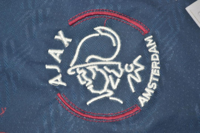 with UCL Patch Retro Jersey 1994-1995 Ajax Away UCL Final Soccer Jersey