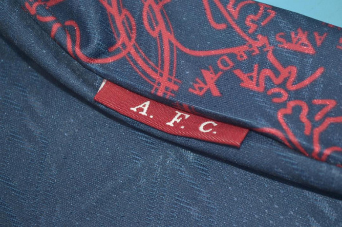 with UCL Patch Retro Jersey 1994-1995 Ajax Away UCL Final Soccer Jersey