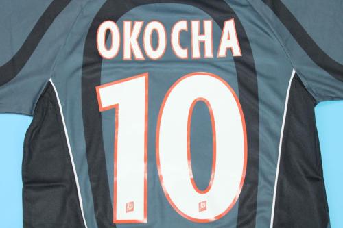 Retro Jersey 2001-2002 PSG OKOCHA 10 Third Away Soccer Jersey Vintage Paris Football Shirt