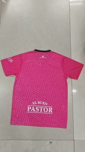Fan Version 2024-2025 Racing de Santander Pink Soccer Training Jersey Football Shirt