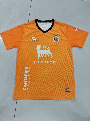 Fan Version 2024-2025 Racing de Santander Orange Soccer Training Jersey Football Shirt
