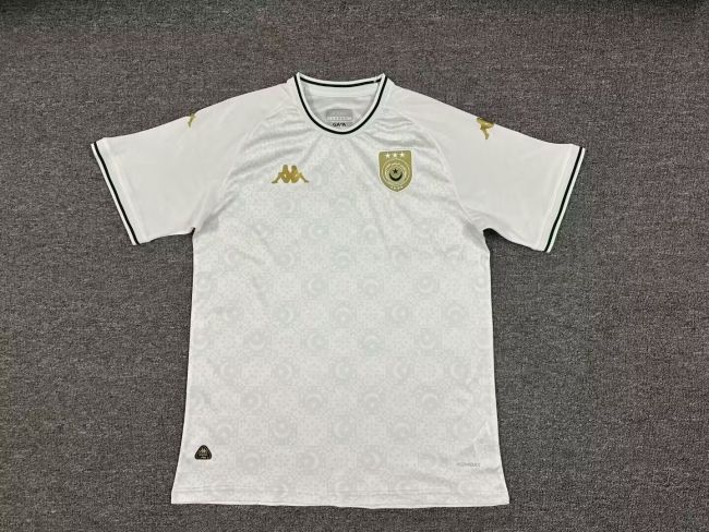 Fans Version 2025 Tunisia White Soccer Jersey Football Shirt