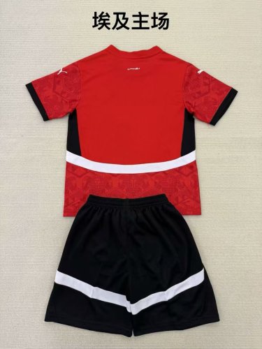 Adult Uniform 2025 Egypt Home Soccer Jersey Shorts Men's Football Kit