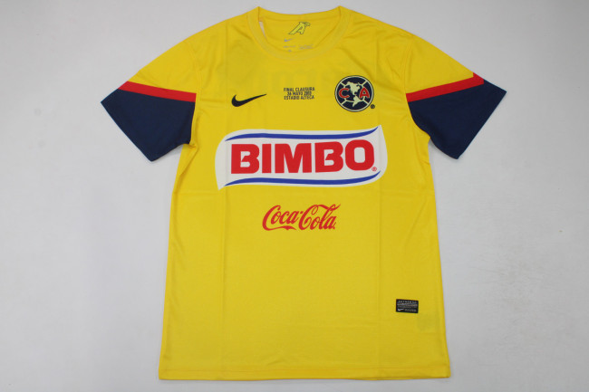 with Front Lettering Retro Jersey 2013 Club America Aguilas Home Soccer Jersey Futbol Shirt