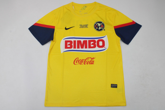 with Front Lettering Retro Jersey 2013 Club America Aguilas Home Soccer Jersey Futbol Shirt