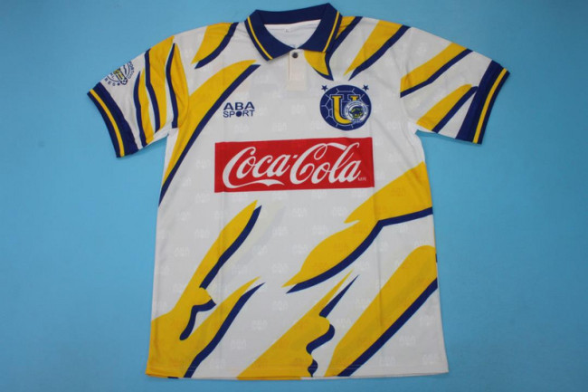 Retro Jersey 1996-1997 Tigres UANL Away White Soccer Jersey Vintage Football Shirt