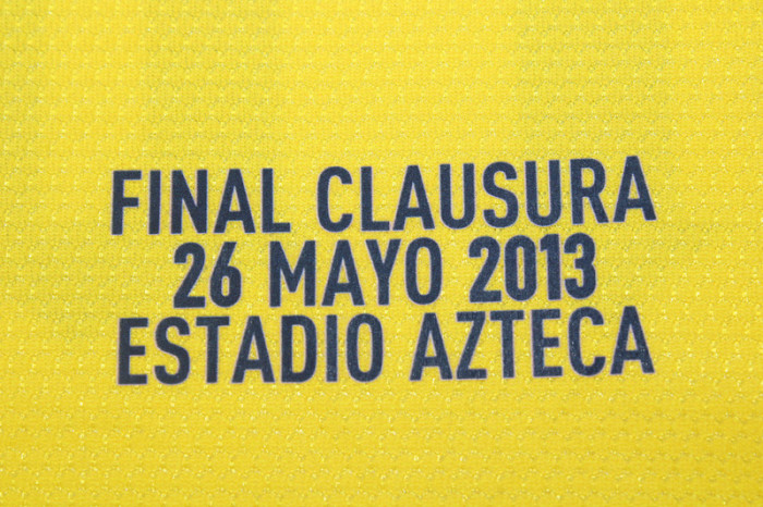 with Front Lettering Retro Jersey 2013 Club America Aguilas Home Soccer Jersey Futbol Shirt