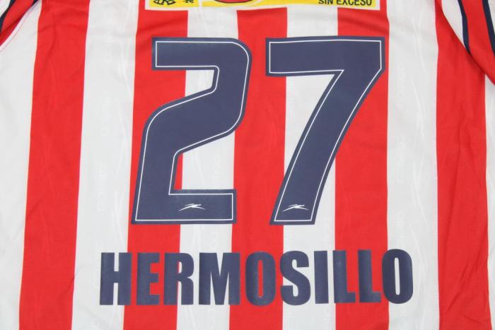 Retro Jersey 1998-1999 Chivas HERMOSILLO 27 Home Soccer Jersey Vintage Football Shirt