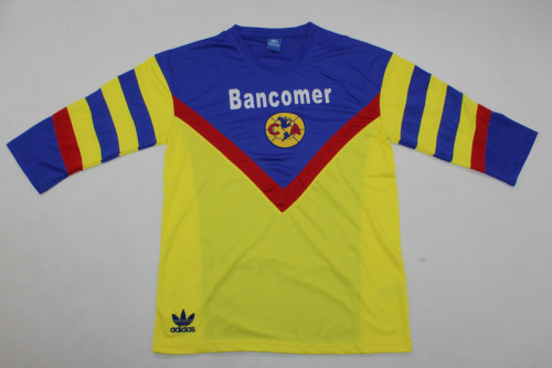 Retro Jersey 1991 Club America Aguilas Home Soccer Jersey Vintage Football Shirt