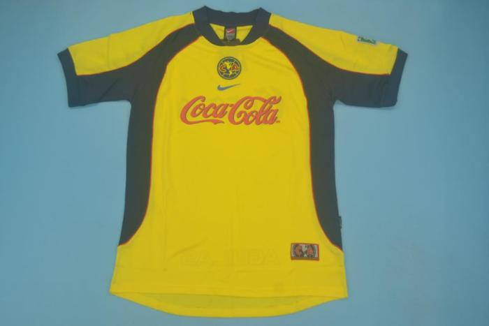 Retro Jersey 2001-2002 Club America Aguilas I.ZAMORANO 9 Home Soccer Jersey Vintage Football Shirt