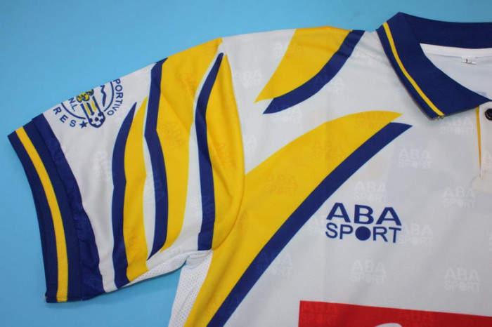 Retro Jersey 1996-1997 Tigres UANL Away White Soccer Jersey Vintage Football Shirt