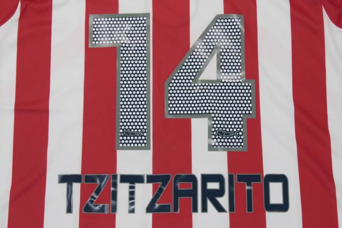 Retro Jersey 2006-2007 Chivas TZITZARITO 14 Home Soccer Jersey Vintage Football Shirt