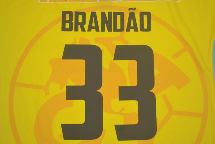 Retro Jersey 1999-2000 Club America Aguilas BRANDAO 33 Home Soccer Jersey Vintage Football Shirt