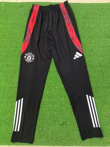 2025 Player Version Manchester United Black Soccer Long Pants