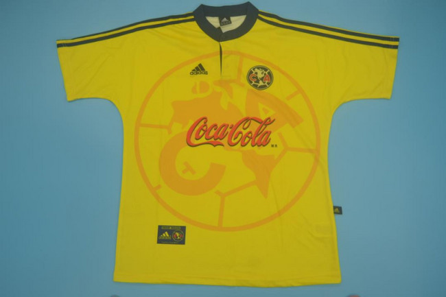 Retro Jersey 1999-2000 Club America Aguilas Home Soccer Jersey Vintage Football Shirt