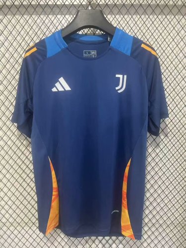 Juve Shirt Juventus 2025-2026 Blue Soccer Training Jersey Football Shirt