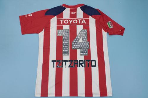 Retro Jersey 2006-2007 Chivas TZITZARITO 14 Home Soccer Jersey Vintage Football Shirt