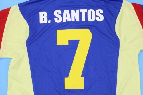 Retro Jersey 1993-1994 Club America Aguilas B.SANTOS 7 Home Soccer Jersey Vintage Football Shirt
