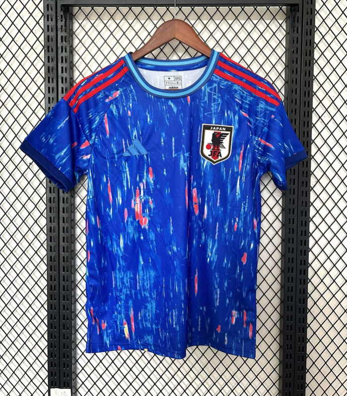 Fan Version Japan 2025-2026 Blue Soccer Training Jersey Football Pre-match Shirt