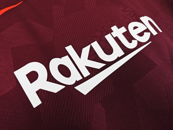 Retro Jersey 2017-2018 Barcelona Third Away Maroon Soccer Jersey Vintage Football Shirt