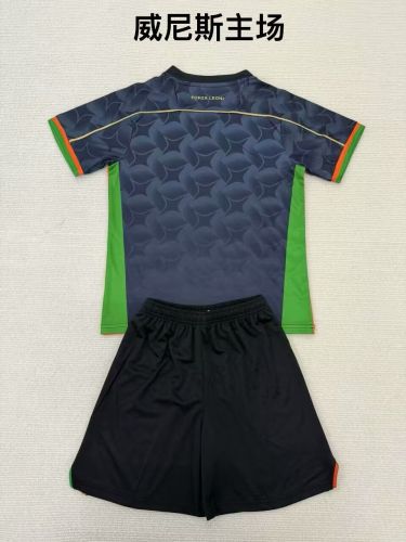 Adult Uniform 2024-2025 Venezia Home Soccer Jersey Shorts Men's Football Kit