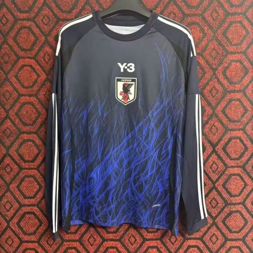 Long Sleeve Japan 2024-2025 Y-3 Home Soccer Jersey Football Shirt