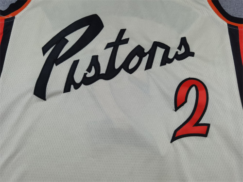 2025 Detroit Pistons 2 CUNNINGHAM NBA Jersey Basketball Shirt