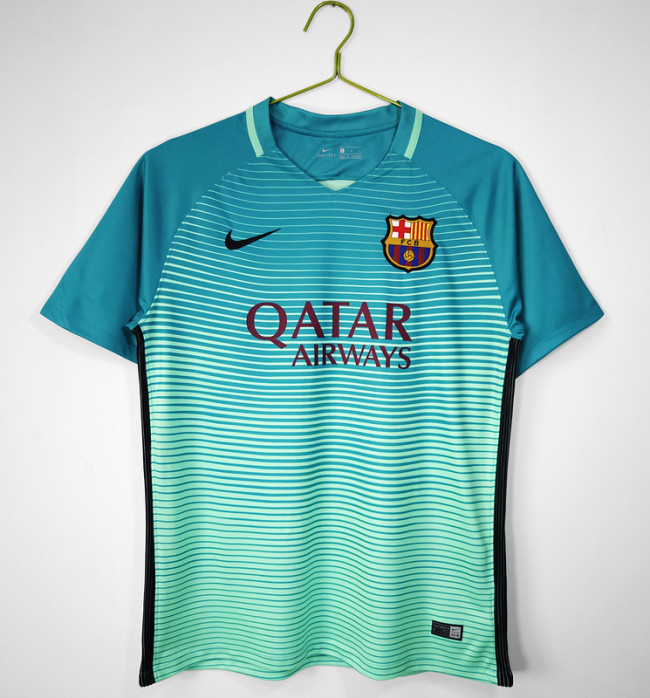 Retro Jersey 2016-2017 Barcelona Third Away Soccer Jersey Vintage Football Shirt