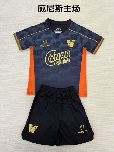 Adult Uniform 2024-2025 Venezia Home Soccer Jersey Shorts Men's Football Kit