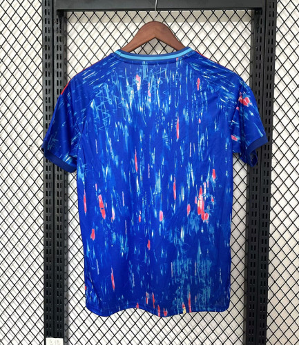Fan Version Japan 2025-2026 Blue Soccer Training Jersey Football Pre-match Shirt