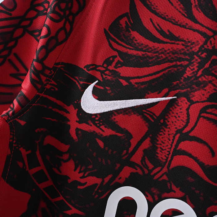 Retro Jersey 2011-2012 Corinthians Away Red Vintage Soccer Jersey